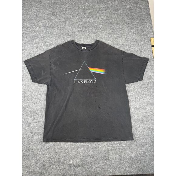 Vintage Pink Floyd Dark Side of the Moon T-Shirt 2XL – Alstyle Mexico Black - Picture 1 of 16